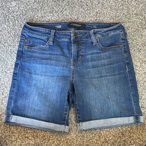 Liverpool Blue Denim Shorts